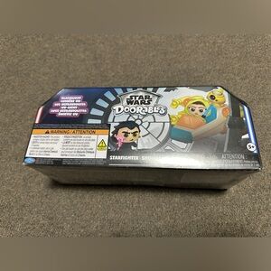 Star Wars Doorables Starfighter Showdown, Collectible 1.5" Blacklight Figures